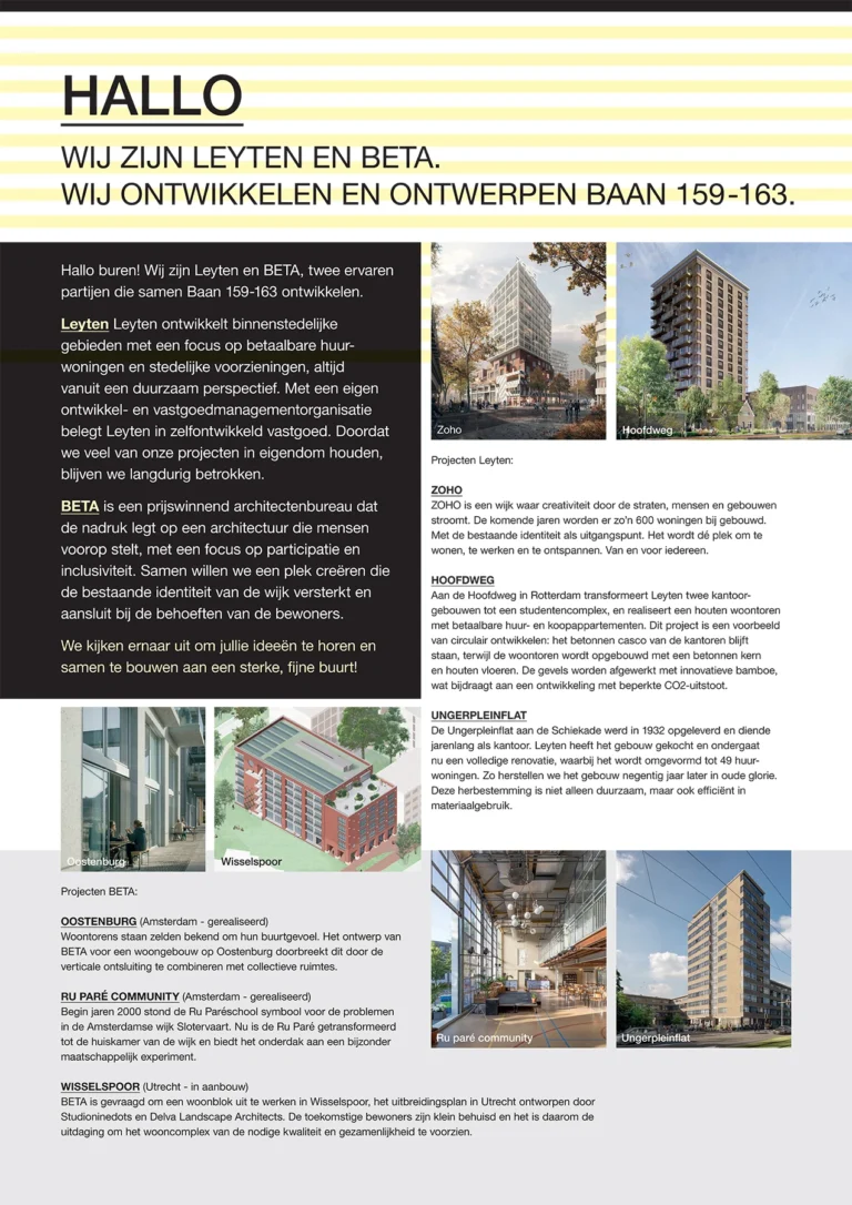 Baan159-163.nl planning